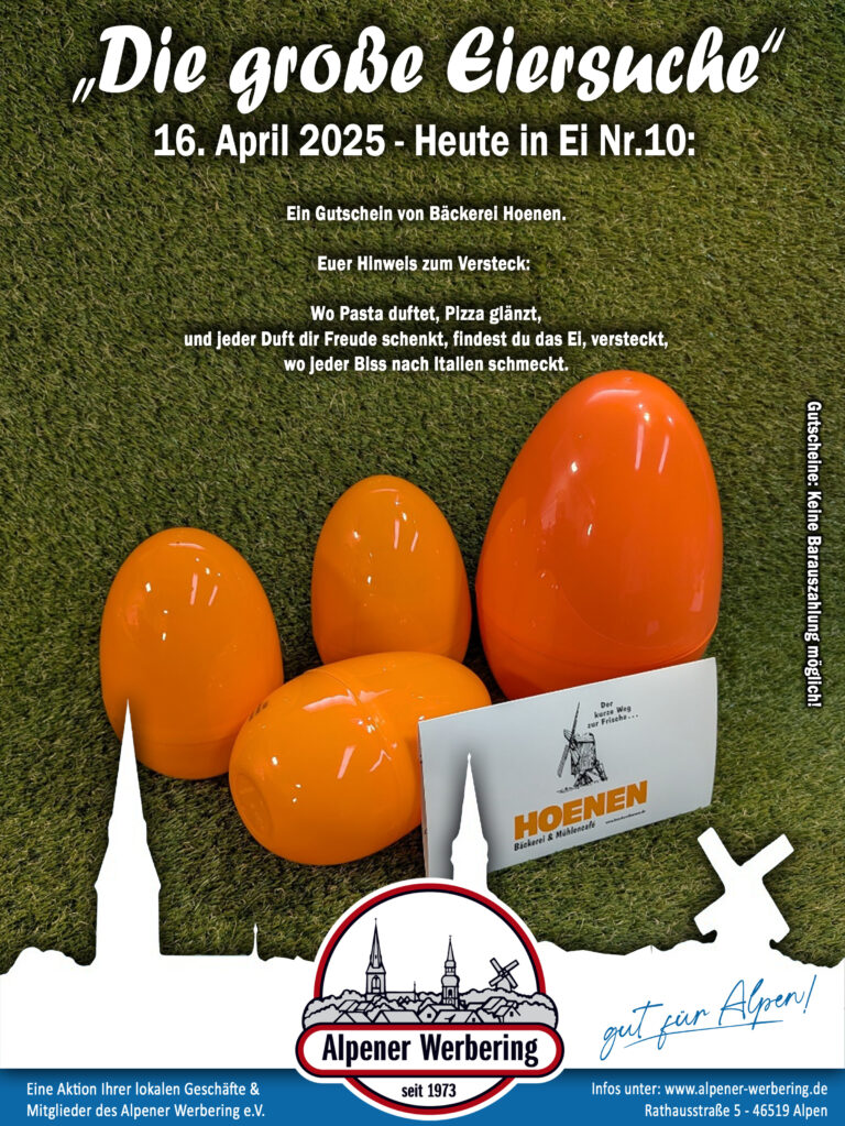 Die große Eiersuche – Ei 10
