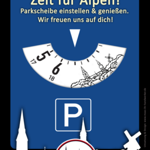 Plakat "Zeit für Alpen"