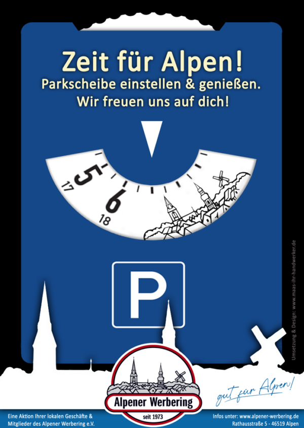 Plakat "Zeit für Alpen"