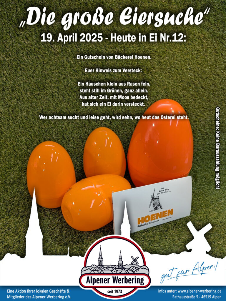 Die große Eiersuche – Ei 12