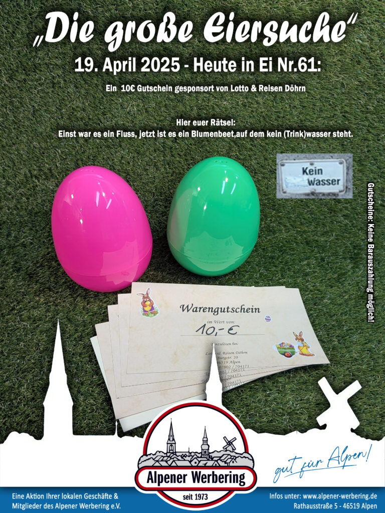 Die große Eiersuche – Ei 61
