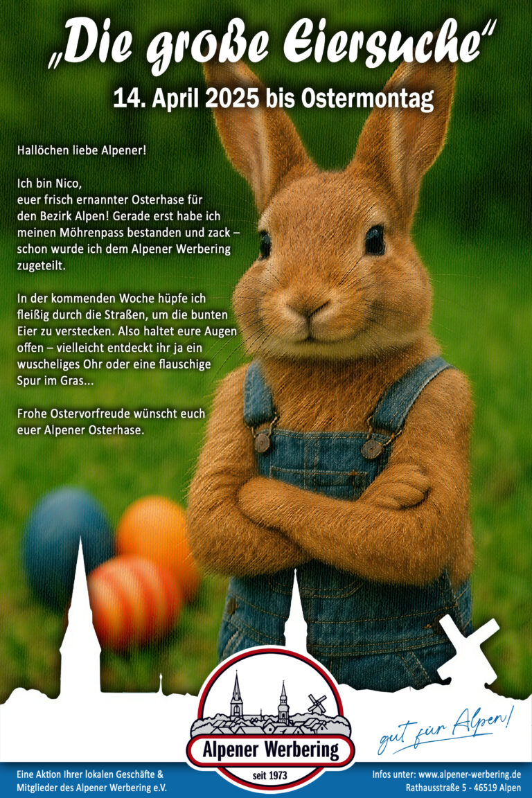 Die große Eiersuche – Der Osterhase von Alpen